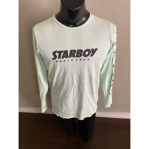 The Weeknd “Starboy World Tour” Shirt With ‘LEGEND’ On Both Sleeves Size MEDIUM
